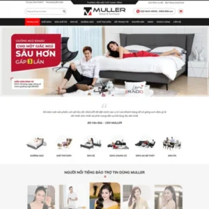 Mẫu website nội thất 34
