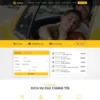 Mẫu website dịch vụ thuê xe taxi 05