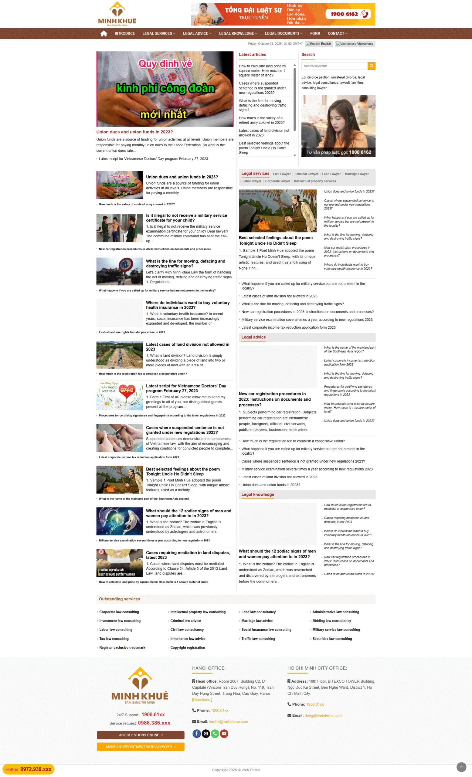 Mẫu website luật sư 05