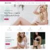 Mẫu website thời trang nội y