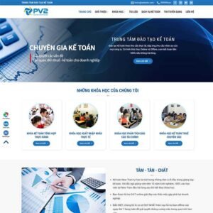 Mẫu website kế toán 02