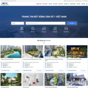 Mẫu website bất động sản 39