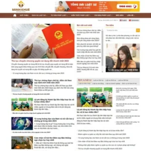 Mẫu website luật sư 05