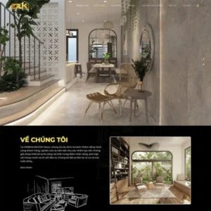 Mẫu website nội thất 32