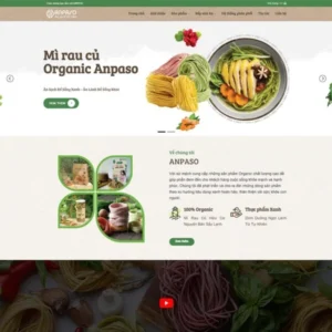 Mẫu website thực phẩm sạch 27