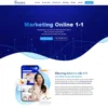 Mẫu website landing page tư vấn marketing online