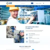 Mẫu website thiết bị điện nước