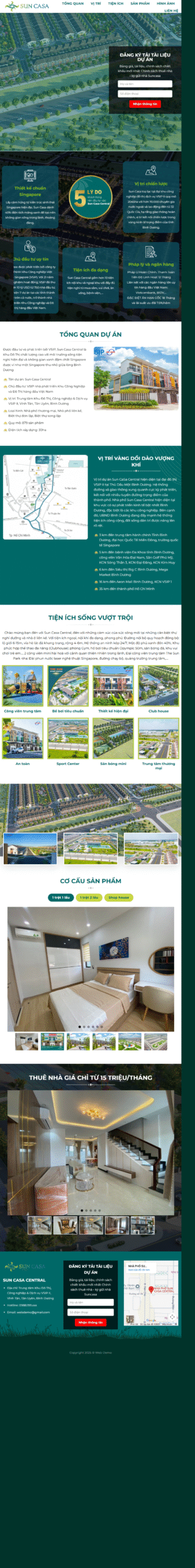 Mẫu website bất động sản 43