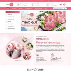 Mẫu website thực phẩm sạch 30