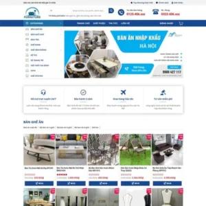 Mẫu website nội thất 39