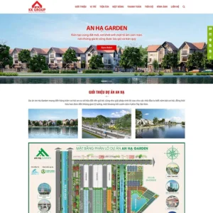 Mẫu website bất động sản 44