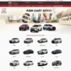 Mẫu website bán xe toyota 04