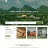 Mẫu website khu nghỉ dưỡng, resort