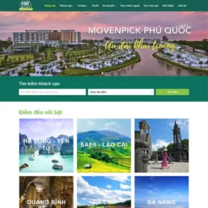 Mẫu website du lịch 19