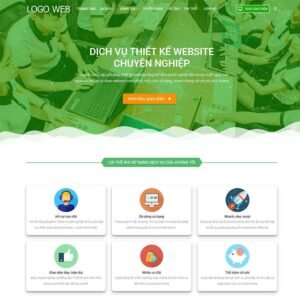Mẫu website công ty thiết kế Website 03