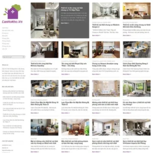 Mẫu website nội thất 41