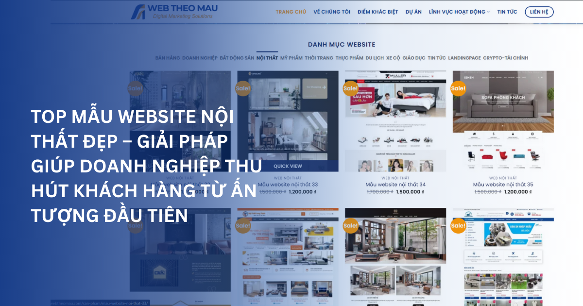 website nội thất